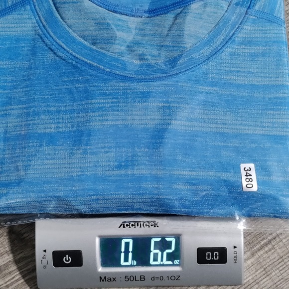 Lululemon Metal Vent Tech 2.0 Shirt Mens XL Static Storm Stripe Athletic Tee - Picture 15 of 15